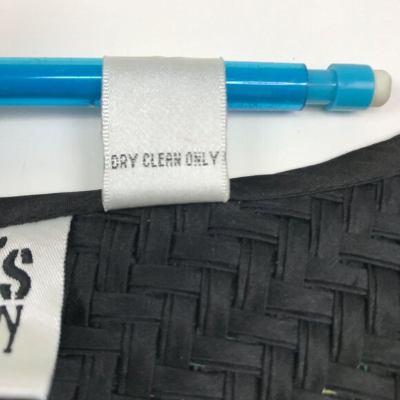 Chicos Design 1 M Silk Woven Jacket Open Front Black Rose Print Long Sleeve - Picture 5 of 7